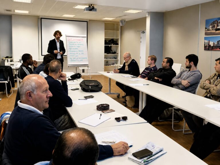 Formation professionnelle en petit groupe